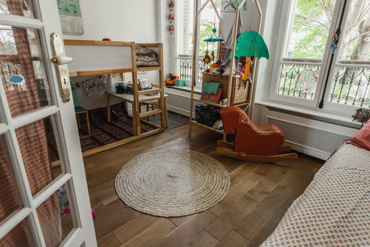 파리 Bright Atypical Duplex In Menilmontant 아파트 외부 사진