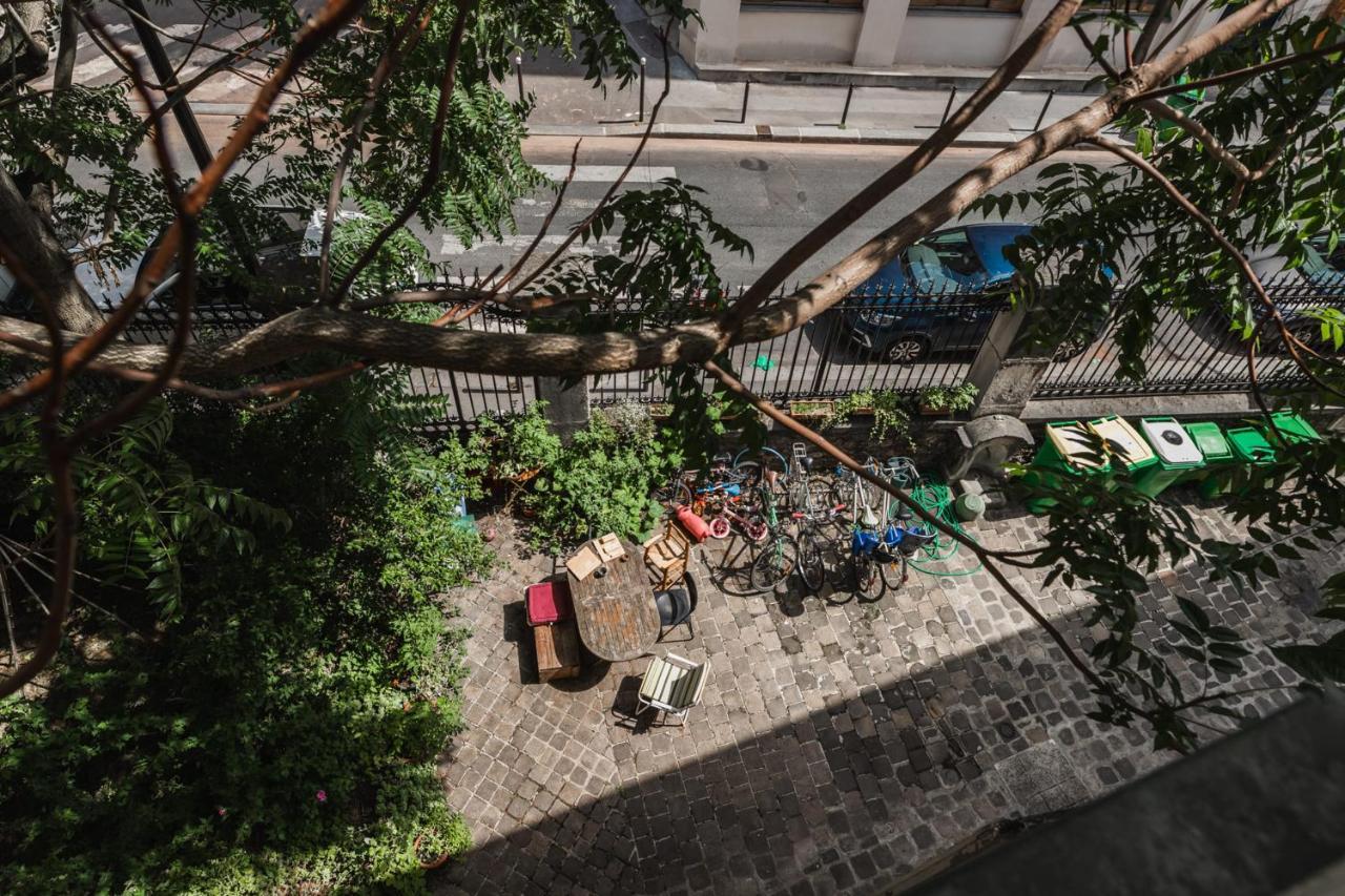 파리 Bright Atypical Duplex In Menilmontant 아파트 외부 사진